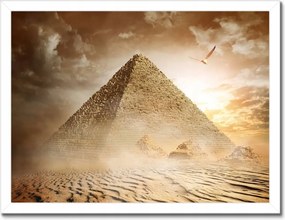 Poszterek keretben 40x30 Egyiptomi piramis k. Gíza