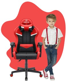 Hells Játékszék gyerekeknek Hell's Chair HC-1004 KIDS RED