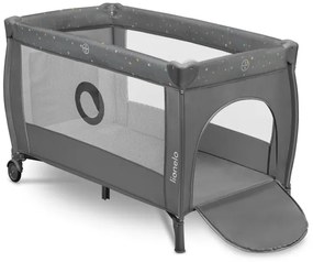 Lionelo - Utazóágy STEFI PLUS, szürke/többszínű