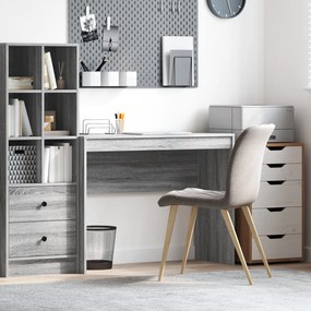 Számítógépasztal Szürke sonoma MDF 100 x 40 x 76 cm Egyszerű