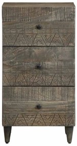 tömörfa mangó komód 40x33x75 cm