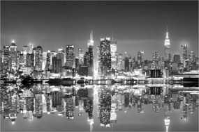 Kép - New York, fekete-fehér (90x60 cm)