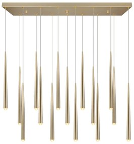 Aranyszínű LED függőlámpa Cala – Trio Select