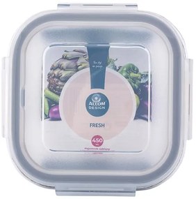 Altom Fresh üveg ételtárolódoboz műanyag tetővel - 450 ml