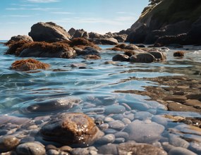 Poszter 65x50cm Tengerparti harmónia