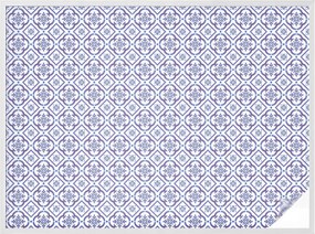 Ablakfólia Öntapadós Adatvédelem Kék csempe 200x146