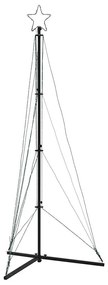 színes LED karácsonyfa 363 LED 182 cm