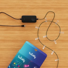 Twinkly TWKC200RGB-G - LED RGB Dimmelhető karácsonyi lánc 200xLED 14 m USB Wi-Fi
