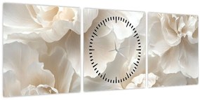 Kép - Finom bazsarózsák (órával) (90x30 cm)