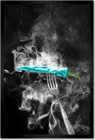 Poszterek keretben 40x60 Türkiz paprika