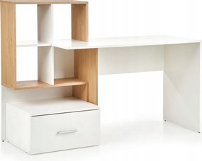 Ifjúsági íróasztal Grosso tölgy arany Mdf funkcionális elegáns modern