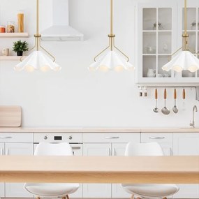 Quoizel QZ-MEJIA-1P-S-AB - Csillár rúdon MEJIA 1xE27/60W/230V átm. 35,6 cm réz