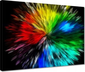 Vászonkép 40x30 Színes robbanás Színek