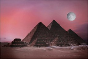 Kép - Piramisok giza, Egyiptom (90x60 cm)