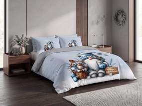 3D Mikroszálas ágyneműhuzat FROSTY GNOME színes Ágyneműhuzat mérete: 70 x 90 cm | 140 x 200 cm