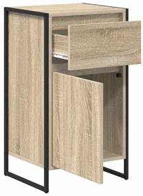 Széf fiókkal Sonoma 81 x 36 x 150.5 cm Faanyag