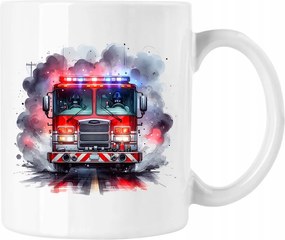 Bögre Tűzoltóautó Őrség 15 Fehér 330ml