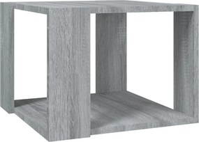 vidaXL szürke sonoma színű szerelt fa dohányzóasztal 40 x 40 x 30 cm