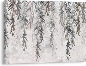 Kép - Fűzfa gallyak szürke vakolatban (70x50 cm)