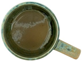 Sárga-világoszöld kőedény csésze 400 ml Milani – Bloomingville