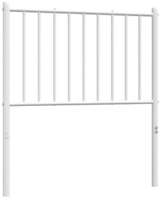 fehér fém fejtámla 75 cm