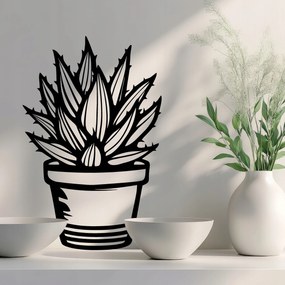 Aloe Vera fali dekoráció Dekoráció 25 cm Wallart