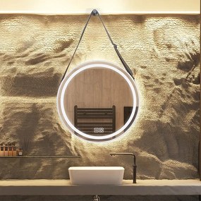 LED állítható fényű fürdőszobai fűtött tükör LED/20W/230V 4000K IP44