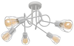 Felületre szerelhető csillár OXFORD 5xE27/15W/230V fehér