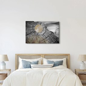 Kép - A fa törzse kollázsban (90x60 cm)