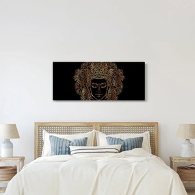 Arany Buddha képe (120x50 cm)