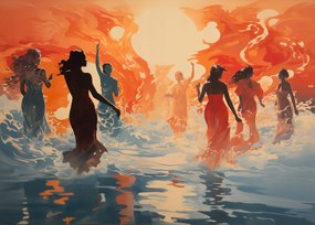 Poszter 35x25cm Táncos Izzó