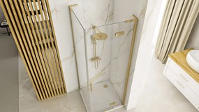 Zuhanykabin REA Hugo 80x80 Gold Brush
