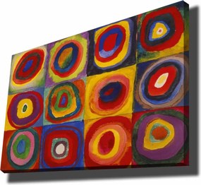 70100KANDINSKY008 Kandinsky vászonkép, 70 x 100 cm
