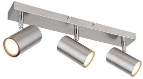 Globo 57911-3 - spotlámpa ROBBY 3xGU10/25W/230V matt króm