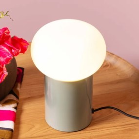 Brilliant - Asztali lámpa KNUT 1xE27/25W/230V zöld/fehér