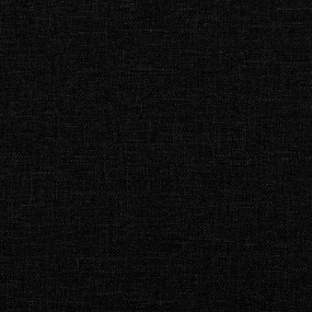 fekete moduláris kanapé lábzsámoly modul 100x100x48 cm