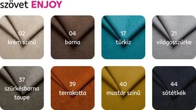 Fotel, zöld szövet, VALDO