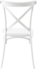 Rakásolható szék, fehér, SAVITA