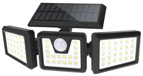 3 paneles elforgatható napelemes lámpa