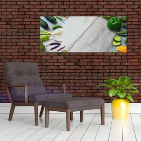 Zöldség képe (120x50 cm)