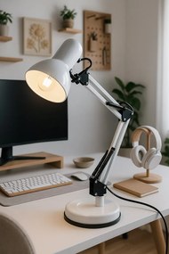 KAJA K-MT-COSMO BIAŁY COSMO Fehér Színű Asztali Lámpa 1xE27 15W IP20