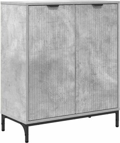 vidaXL Széf Beton Szürke 69,5 x 33 x 82 cm Faanyag
