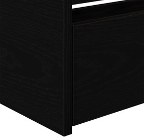 Napágy Fekete tölgy Szerelt fa 90 x 200 cm Tartós Napágy