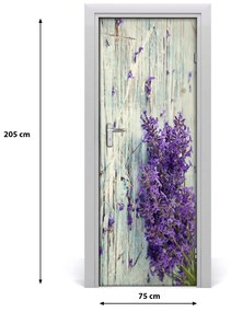 Ajtó tapéta Lavender fa 85x205 cm