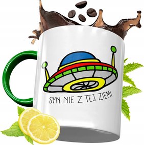 Zöld Bögre Fiúnak Születésnapi Ajándék fényképes nyomtatással