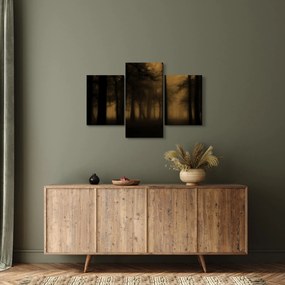 Kép - Sötét erdő (90x60 cm)