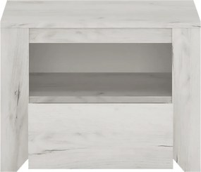 Éjjeliszekrény typ 95, fehér craft, ANGEL