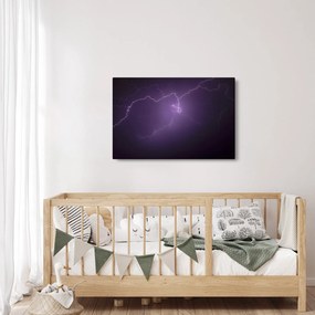 Villámzó égbolt képe (90x60 cm)