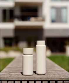 Bézs rozsdamentes acél termobögre 400 ml Singles – Zone