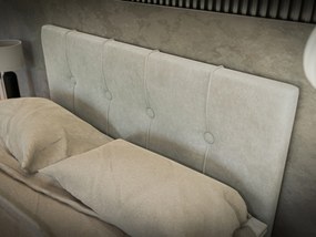 Franciaágy Boxspring 160 cm Ruffy (világosszürke) (matraccal és tárolóhellyel). Akció -17%. 1043447
